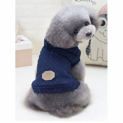 Newstar AHPET10BXXL PET Sweater for Puppy, Winter Warm Clothes Straw-Rope Sweater for Animal Freed, BLUE Handmade Pet Clothes for Small / Medium / Large Dog Cat, S-2XL