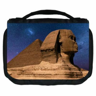 Sphinx Small Travel Toiletry / Cosmetic Case with 3 Compartments and Detachable Hanger