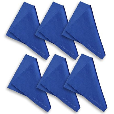 TERRAFIBER Ultra Premium Quality Microfiber Cleaning Cloth Packages for Tablets Cell Phones Eyeglasses Camera Lenses Jewelry and All Other LCD Surfaces