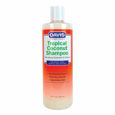 Davis Tropical Coconut Pet Shampoo, 12 oz