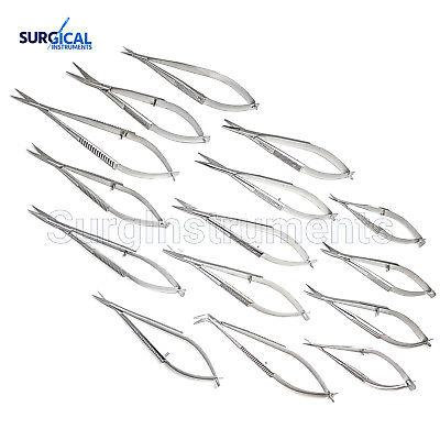 15 Micro Surgical Scissors Ophthalmic & Lab Instruments