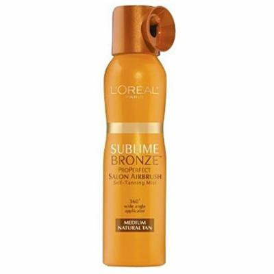 L'Oreal Paris Sublime Bronze Pro Perfect Airbrush, Medium Natural Tan, 4.6 Ounce (Pack of 3)