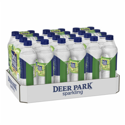 Deer Park® Sparkling Natural Spring Water Zesty Lime 24 0.5 L Bottles