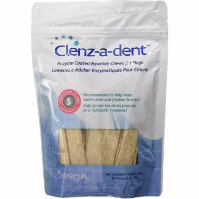 CEVA Animal Health CLE06130 Clenz-A-Dent 30 Count Rawhide Chews for Small Dogs
