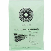 2 Pack - For Five El Salvador La Esperanza Whole Bean 12 oz
