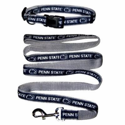 Penn State Nittany Lions Nylon Collar and Matching Leash for Pets (NCAA Official by Pets First) Size Large