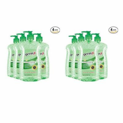 Germ-X Hand Sanitizer, Aloe, Pump Bottle, 30 Fluid Ounce - 8 Pack