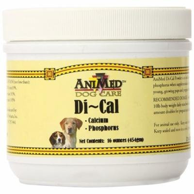 AniMed Di-Cal Powder Supplemental Calcium and Phosphorus for Horses 16-Ounce