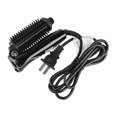 Foldable Hot Hair Curler Brush Curling Iron Brush Ceramic Tourmaline Anion Hair Curler Straightener Instant Heat Up Hair Curling Wand Heated Styler Brush