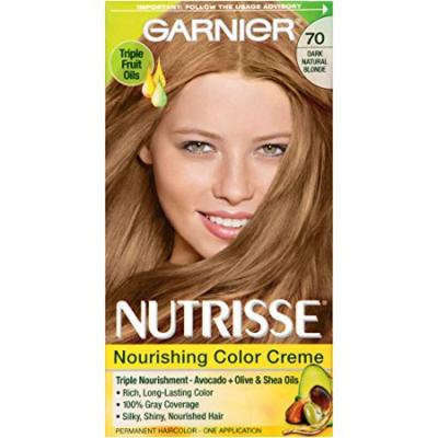 4 Pack Garnier Nutrisse Nourishing Color Creme 70 Dark Natural Blonde 1 Each