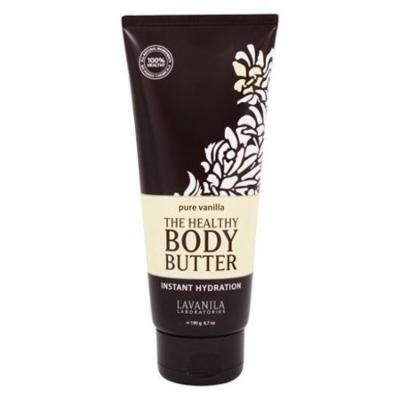 The Healthy Body Butter Instant Hydration Pure Vanilla - 6.7 oz. by Lavanila (pack of 4)