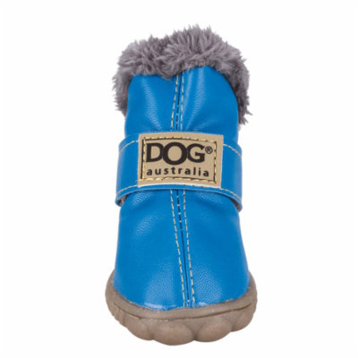 Topcobe Pet Shoes Winter Dog Cat, Pet Snow Boots Warm Puppy Booties, T031BL3 Waterproof Pet Shoes for Puppy (Blue, Size 3: 1.57