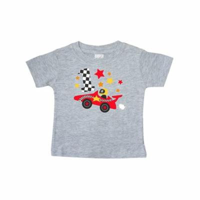 Happy 1st Birthday red racing car Baby T-Shirt