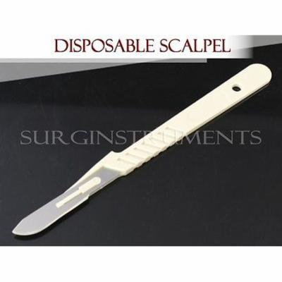 10 Blades Scalpel #11 Disposable Surgical Dental Medical Taxidermy Instruments