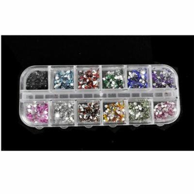 Mix Color Teardrop Nail Art Rhinestones Deco Glitters Gems CYBST