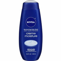 4 Pack - Nivea Creme Moisture Moisturizing Body Wash 16.9 oz