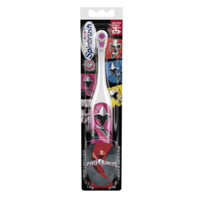 ARM & HAMMER Spinbrush Power Rangers Battery Powered Toothbrush