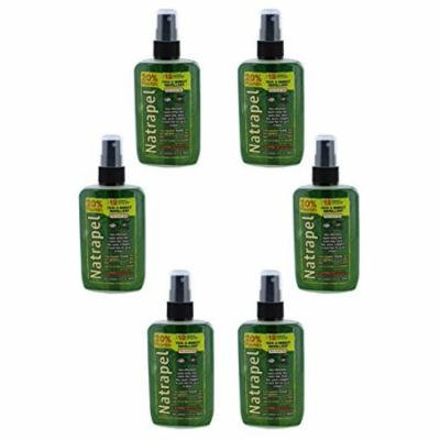 Natrapel 8 Hour Tick and Insect Repellent Pump 3.4 oz (Pack of 6)