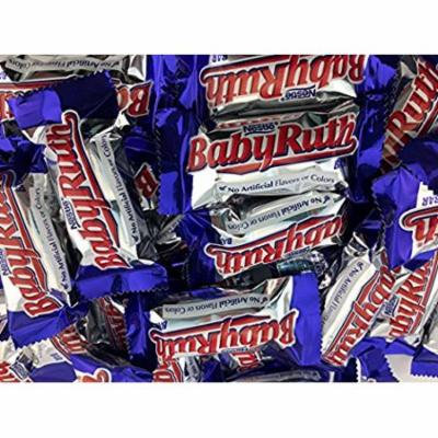 Baby Ruth Fun Size Bars,Small 3 LB Bulk Candy