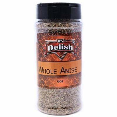 Whole Anise Seeds by Its Delish, 6 Oz. Medium Jar