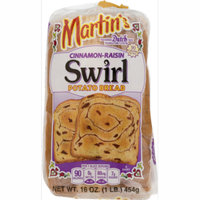 Martin's Cinnamon Raisin Swirl Potato Bread (4 Bags)