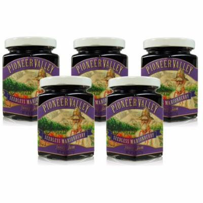 Pioneer Valley Gourmet Seedless Marionberry Jam 8 oz. - 5 pack