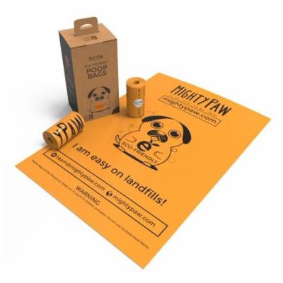 Mighty Paw Eco-friendly Poop Bags, Lavender-scented Dog Waste Pick-up Bags, Extra-thick (0.6 mil) Doggie Bags, Large Bags 9