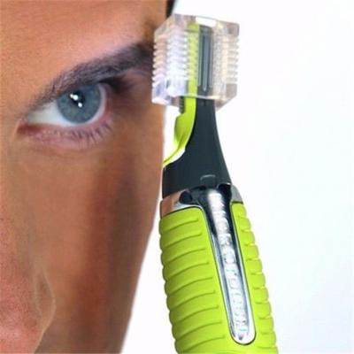 Multi-functional Man Face Care LED Light Shaving Razor Male Hair Trimming Shaver Ear Eyebrow Sideburns Nose Hair Trimmer (Battery Included)