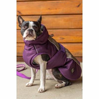 FITS Dog Coat (Sand Check/Plum, M)