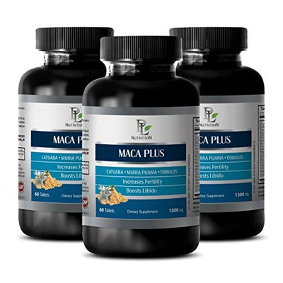 Woman sexual health - MACA PLUS - Maca root vitamins for women - 3 Bottle 180 Tablets