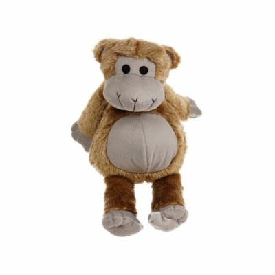 giant stuffed monkey dog toy with grunt sound in brown 15