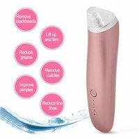 Electric Blackhead Removal Device Skin Cleanser Blackhead Extractor Tool,Skin Pore Cleaner with 4 Replaceable Suction Heads Pink