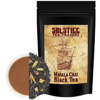 Loose Leaf Masala Chai Black Tea (8-Ounce Bulk Bag); Tea w/Whole Spices for Authentic Chai