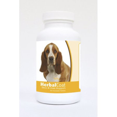 Healthy Breeds Pet Supplements 60 Basset Hound Natural Skin/Coat Support Chewable Tablets for Dogs