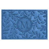 Weather Guard™ 23-Inch x 35-Inch Brittany Leaf Door Mat in Medium Blue