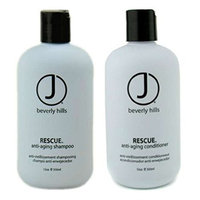 J Beverly Hills Rescue Anti-Aging Shampoo 12 oz + Rescue Conditioner 12 oz