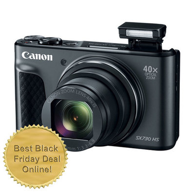 Canon PowerShot SX730 20.3MP Wifi Digital Camera Black - Best Black Friday Deal