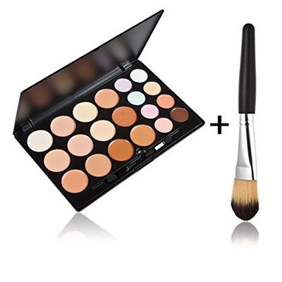 Fenical 20 Colors Makeup Concealer Palette with Brush