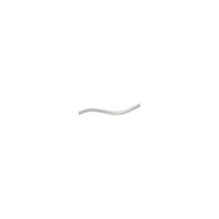 Worldjewels Sterling Silver Spiral Tubing w/ 1 Closed & 1 Open Jump Rings 22mm 6 pc