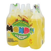 Jel Sert MONDO Fruit Squeezers, Pineapple Punch, 6.75 Fl Oz, 6 Ct