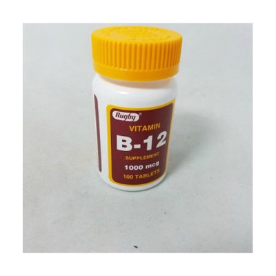 Major Pharmaceuticals, Inc. Rugby Vitamin B-12 Tablets, 1,000mcg, 100ct