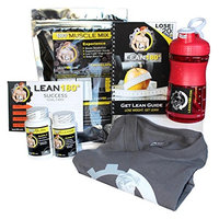 Lean 180 - 30 Day Weight Loss Challenge - Diet Plan to Lose Weight Fast and Get Lean - Lose up to 30 Pounds in Just 30 Days - Everything You Need to Get Lean Fast and Lose Belly Fat (Chocolate, L)