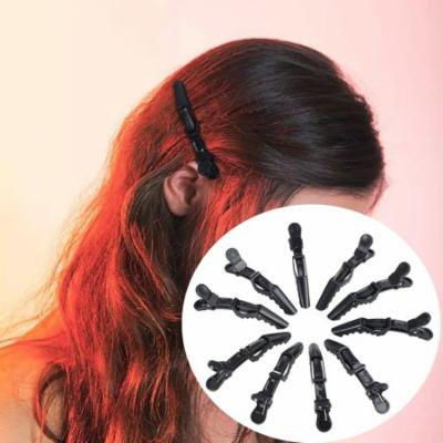 ESYNIC 10pcs Hair Clips Hair Tamer Sectioning Gripping Crocodile Hair Styling Clips Hair Section Clips Professional Salon Hairdressing Tools Black