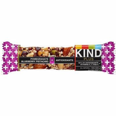 2 Pack - Kind Plus Bar, 1.4 oz bars, Pomegranate Blueberry Pistachio + Antioxidants 12 bars