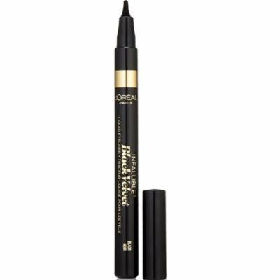 4 Pack - L'Oreal Infallible Black Velvet Liquid Eyeliner, Black 0.056 oz