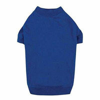 T-SHIRTS for Dogs Brightly Colored Dog Tshirt with Warm Elastic Neck Sleeves (Large Nautical Blue)