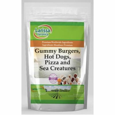 Gummy Burgers, Hot Dogs, Pizza and Sea Creatures (4 oz, ZIN: 525143)