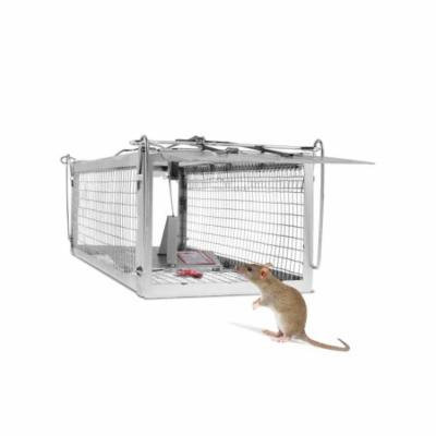 Large Size Dual Door Sensitive Pedal Mousetrap Cage Rodent Control Mice Mouse Trap BEDTS