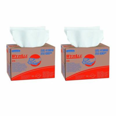 WypAll X70 Wipers, BRAG Box, 12 1/2 x 16 4/5, White, 152/Case - 2 Pack