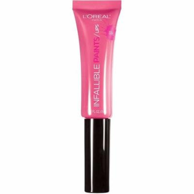 4 Pack - L'Oreal Infallible Lip Paints, Wild Rose 0.27 oz